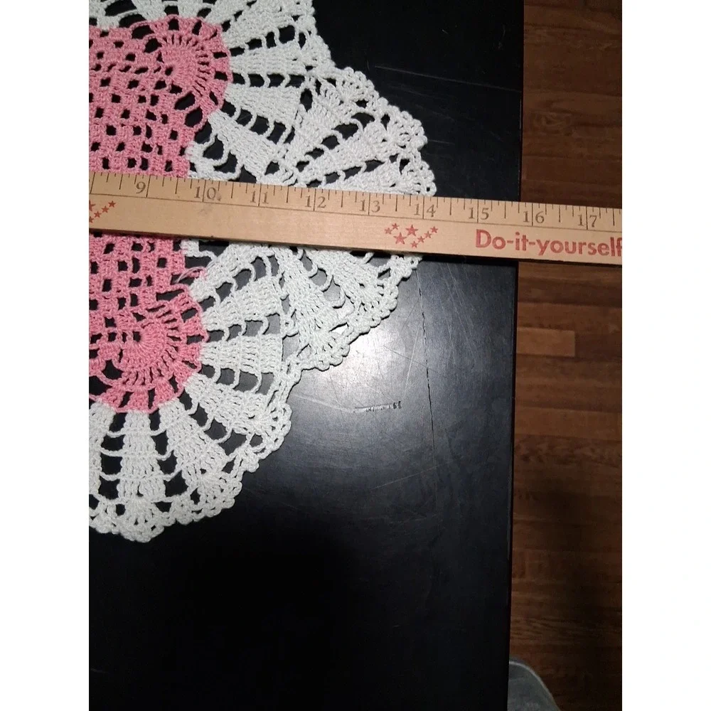 Lot Of 7 Vintage Crochet Handmade. Colorful!  Beautiful! - Picture 14 of 16